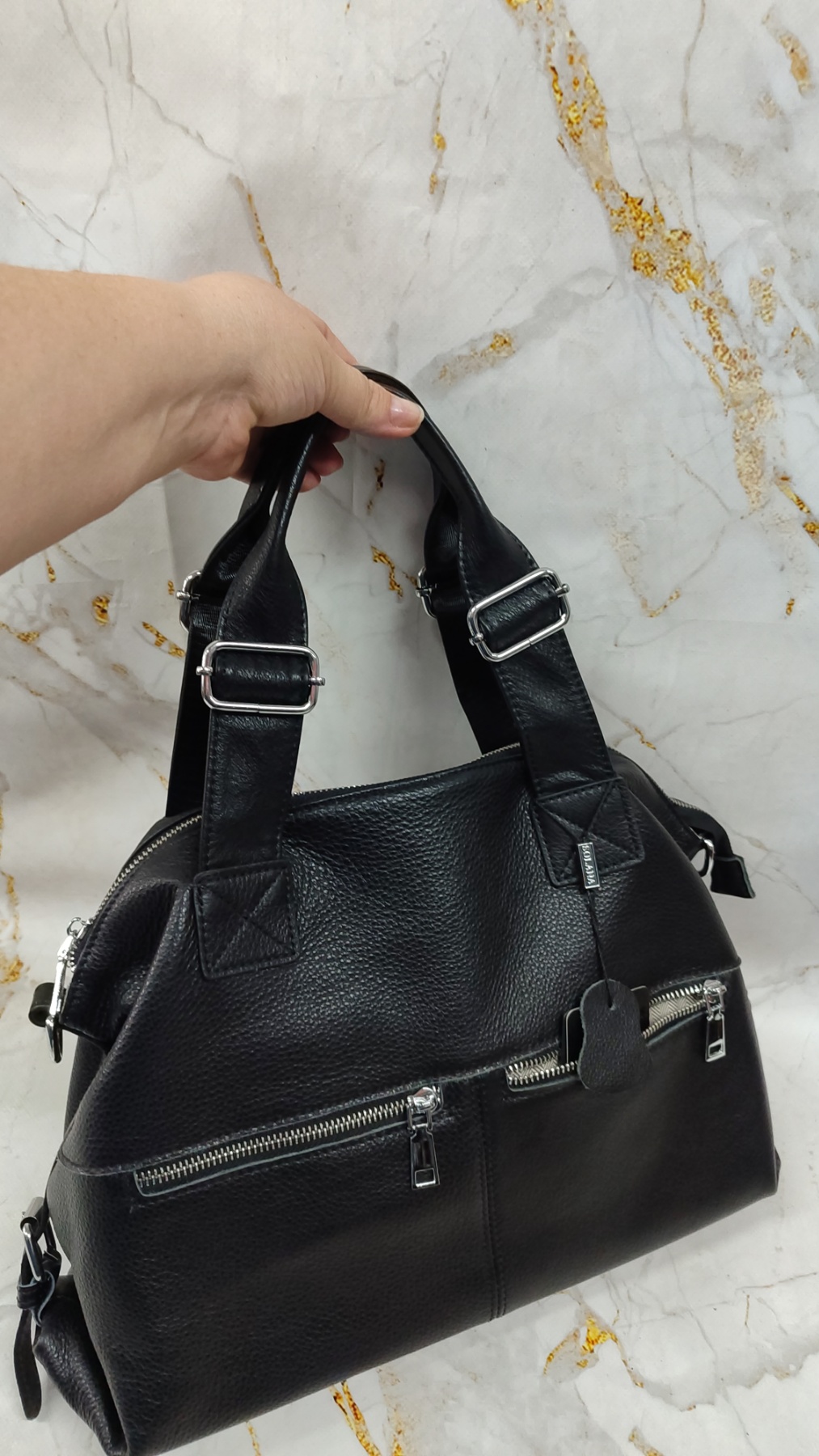 Кожаная сумка лак , 1550