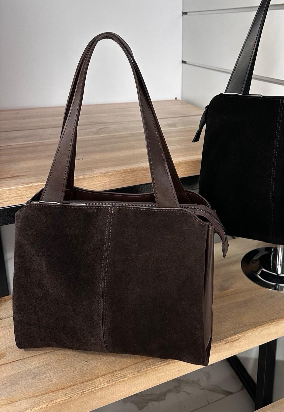 Женская сумка 084, замш 