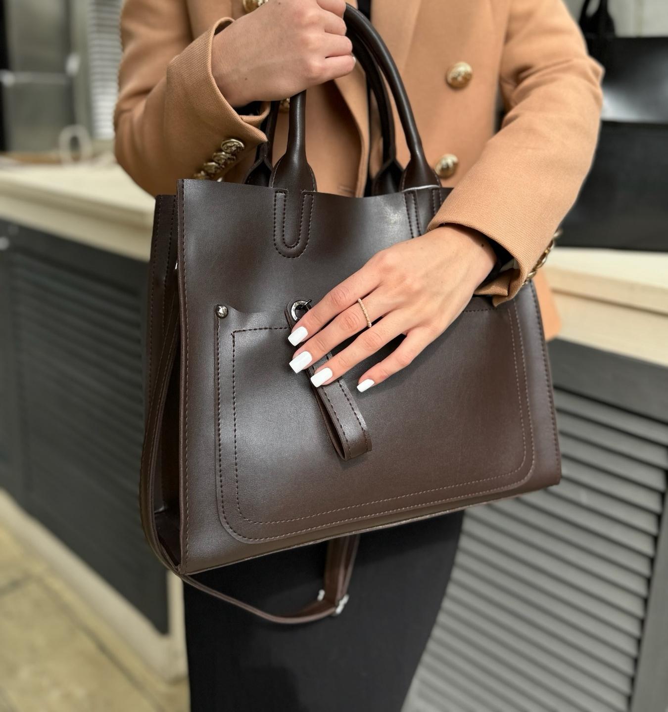 Женская сумка 178 шоколад 