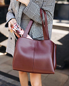 Женская сумка 084, бордо 