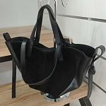 Женская сумка 249, замш, маленька